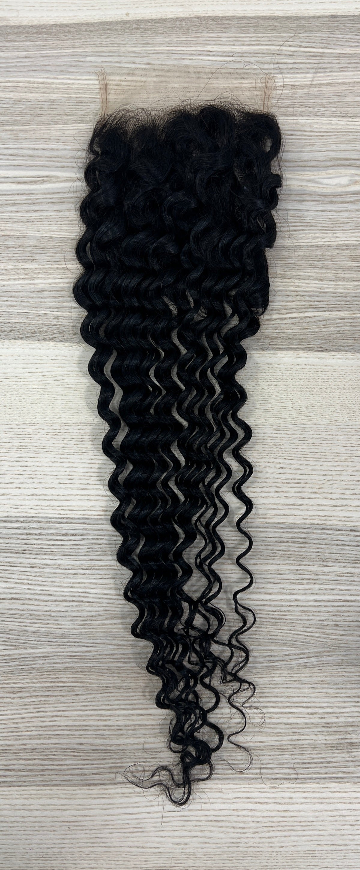 Lace Closure Topper Rizado / 4X4