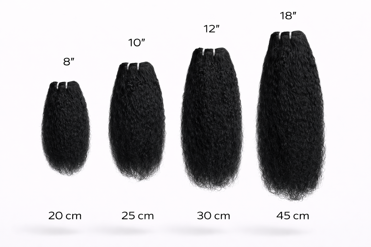Extension Kinky Straight S / Cortina / 8" - 18" / 100G