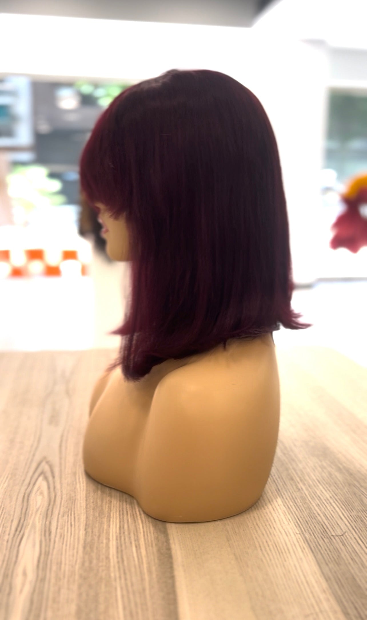 Peluca Con Fleco / Flequillo JZ-005 / Sin Front / 12"