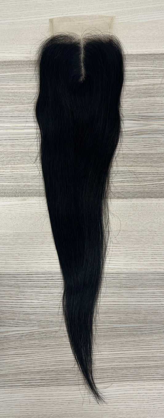 Lace Closure Topper Liso / 4X4